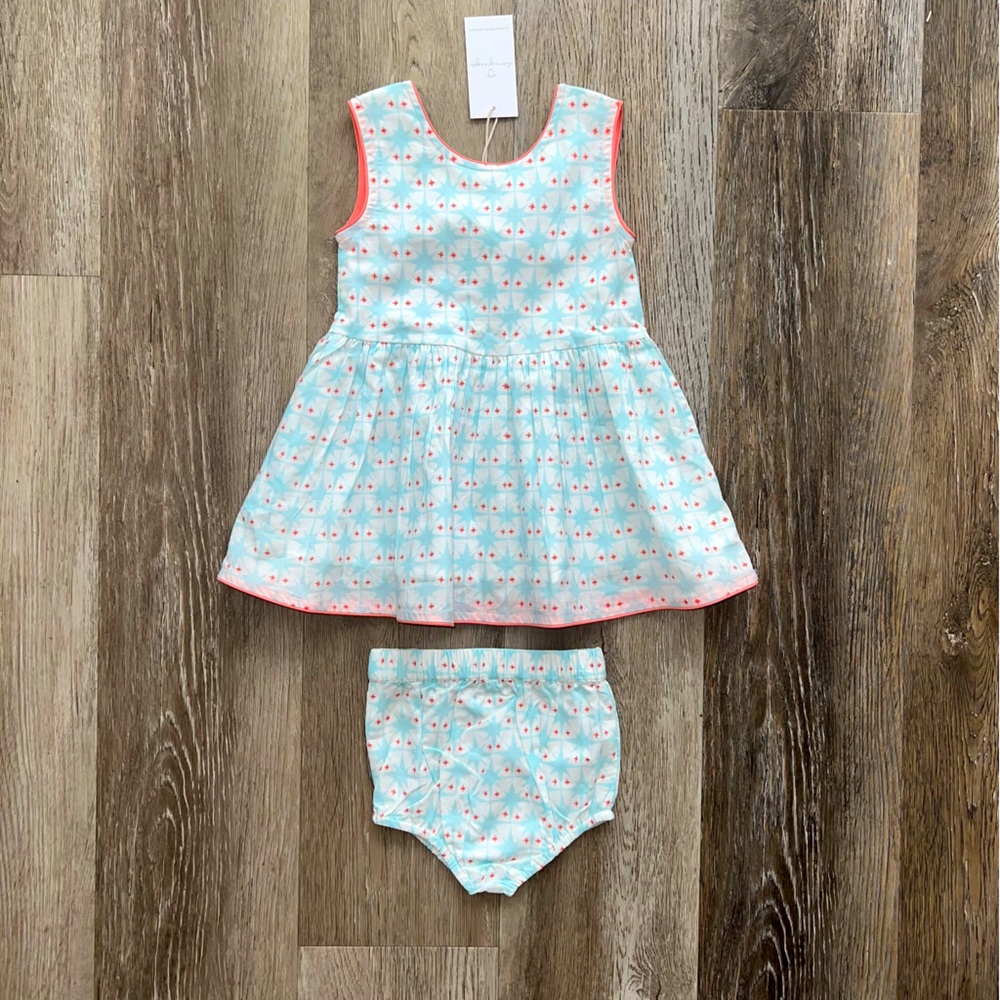 NWT Dear Georgie dress + bloomers star set